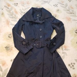 Mossimo Navy Blue Trenchcoat